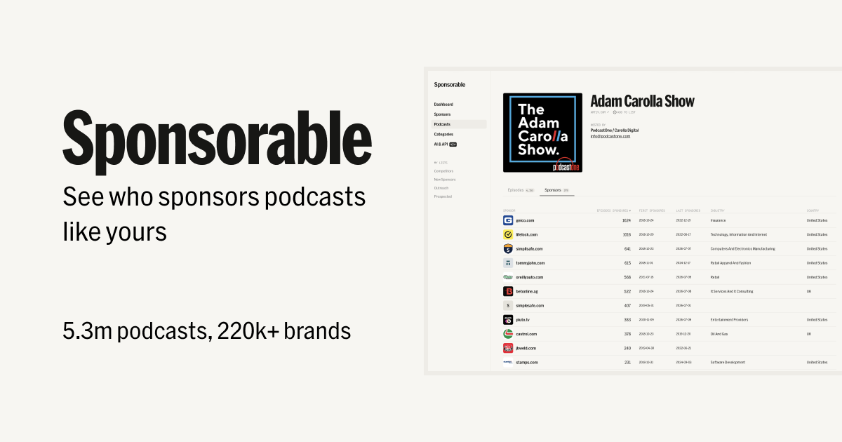 Sponsorable logo